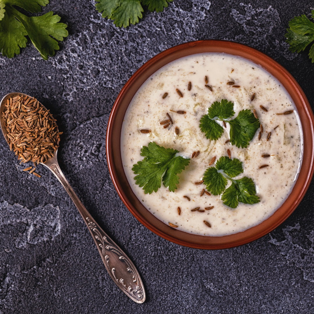 🥣 Instant Coriander Raita