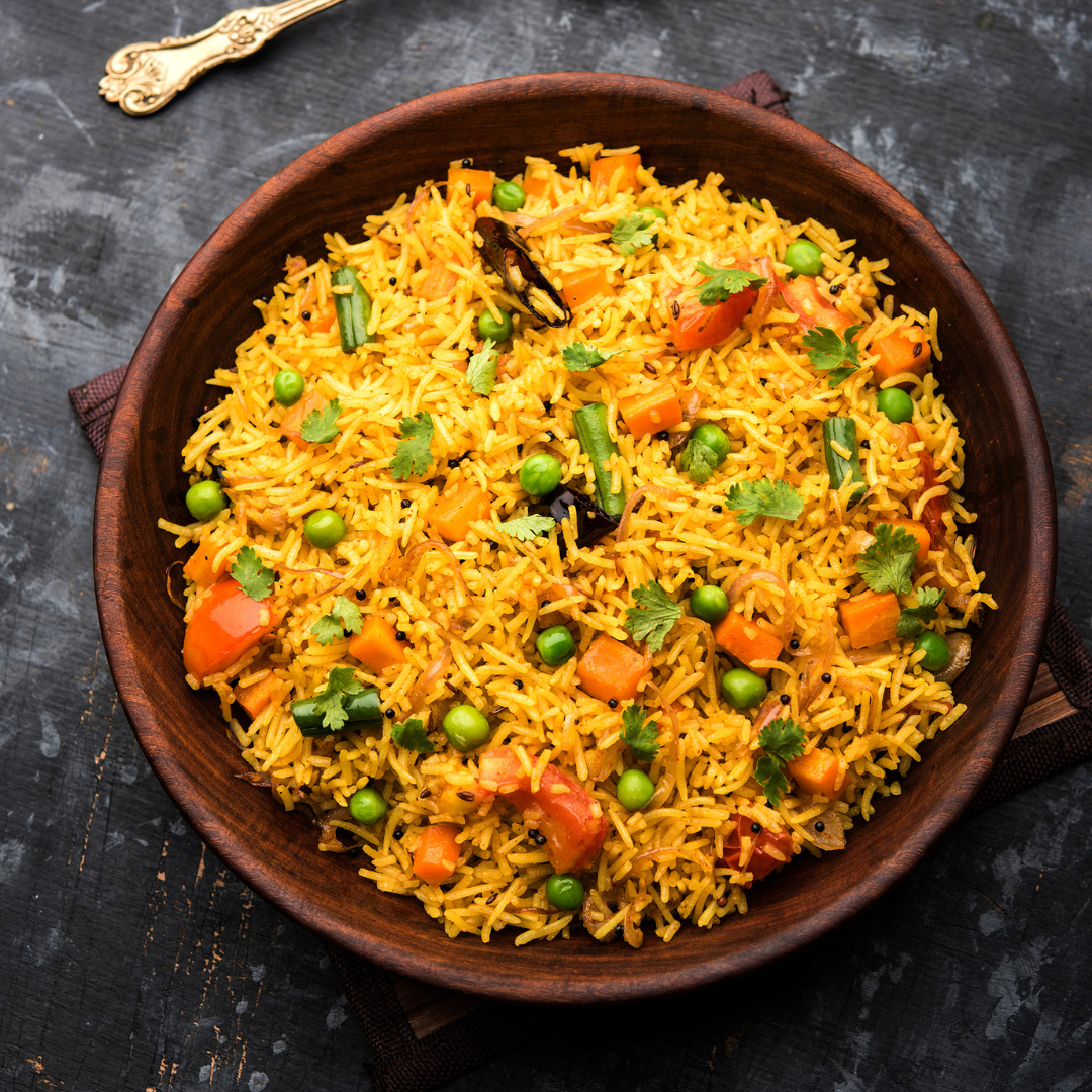 🥕🥬 Fragrant Vegetable Pulao