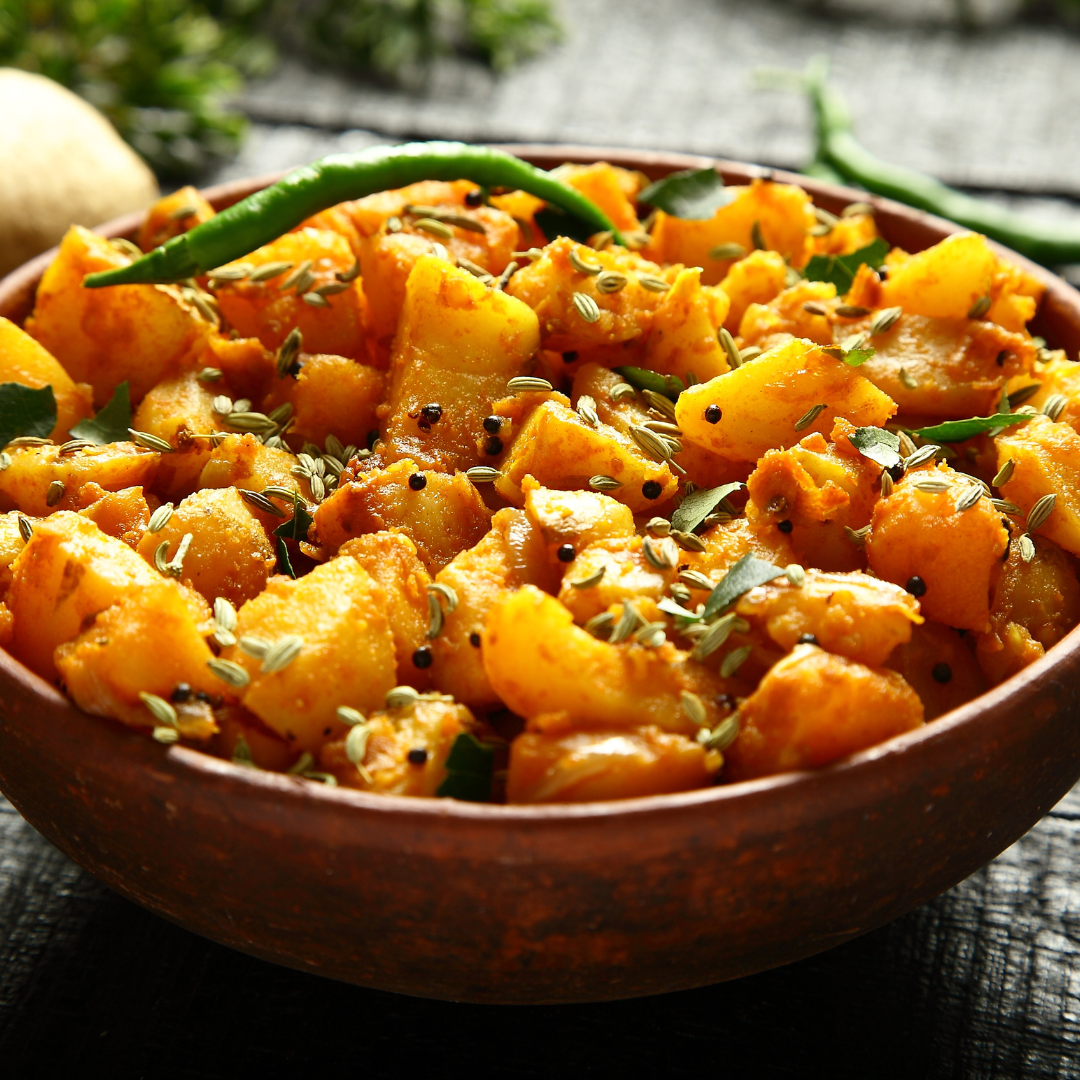 🥔 Spiced Mustard Potato Fry