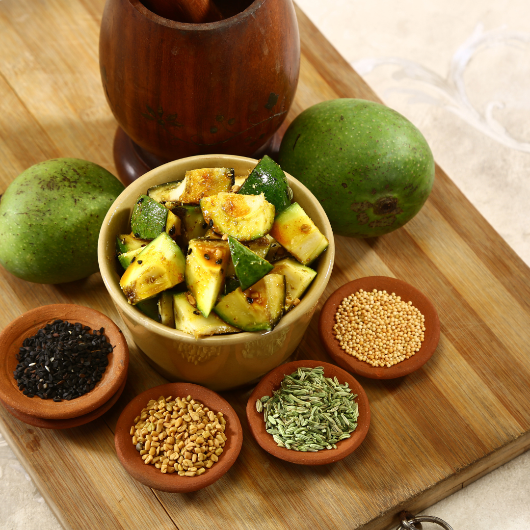 🥭 Gujarati Mango Pickle (Keri nu Athanu)