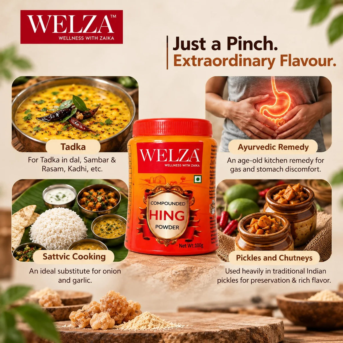 Pure Hing (Heeng) – Asafoetida Benefits
