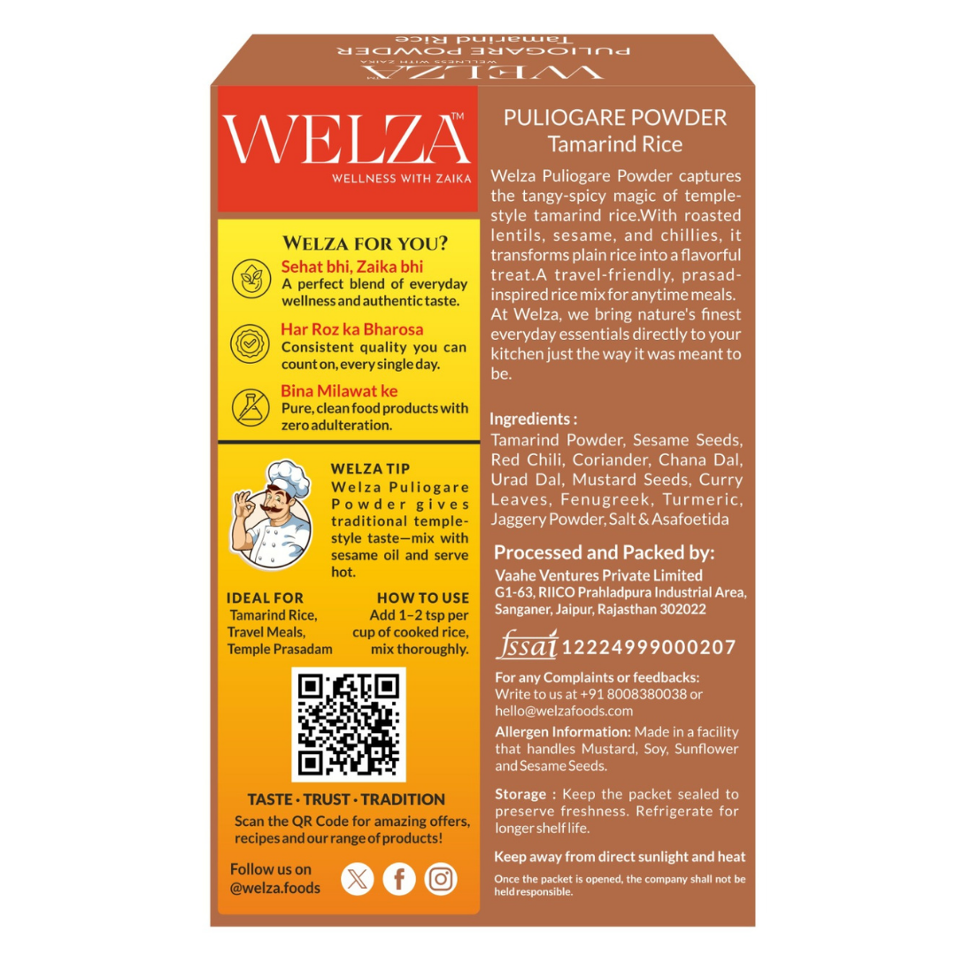 Welza Puliyogare Masala